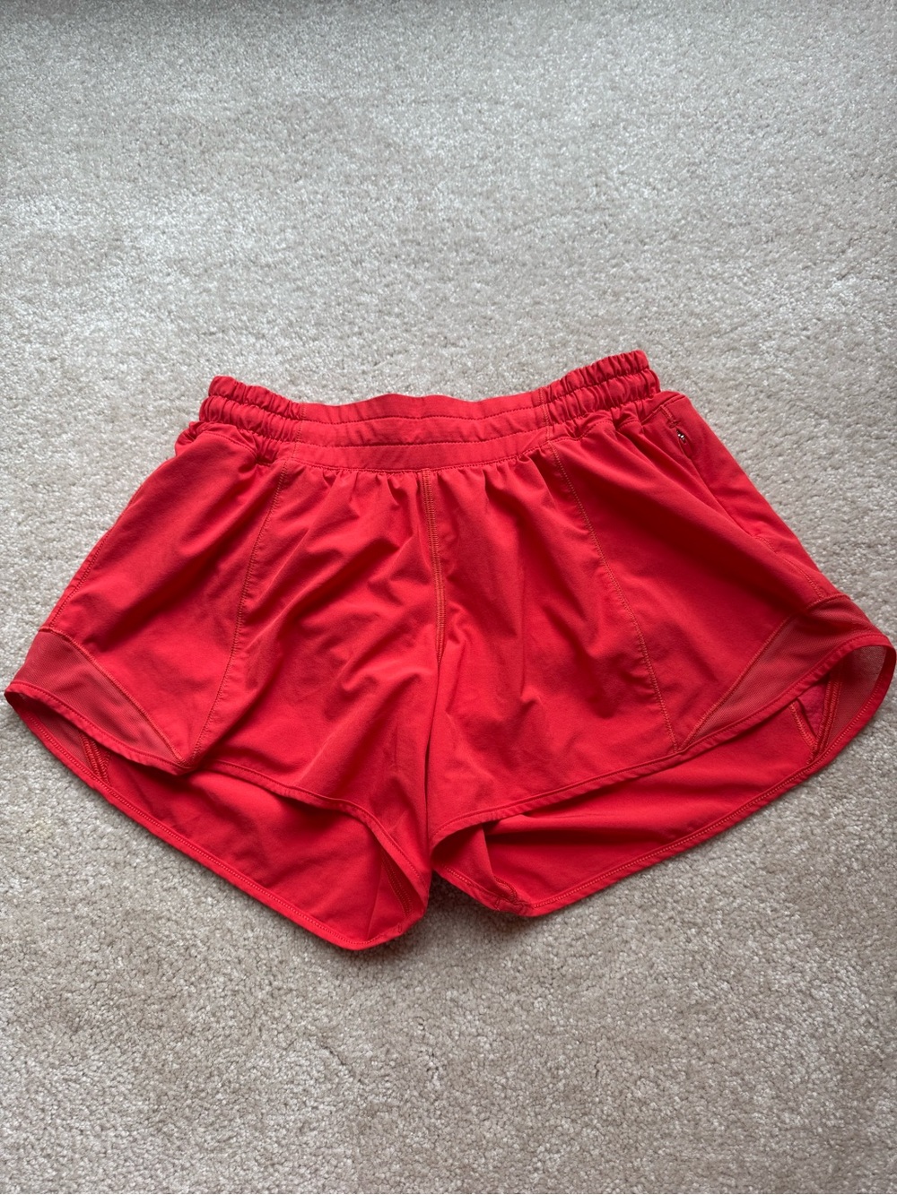 Red Lululemon Shorts